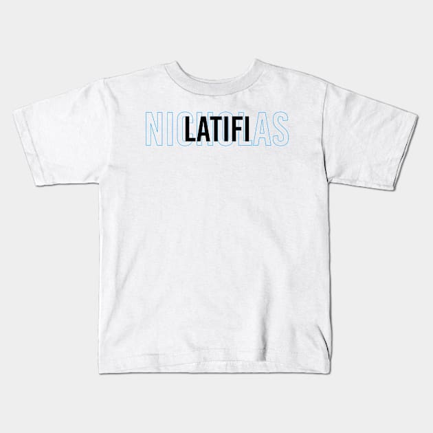 Nicholas Latifi Driver Name - 2022 Season #3 Kids T-Shirt by GreazyL